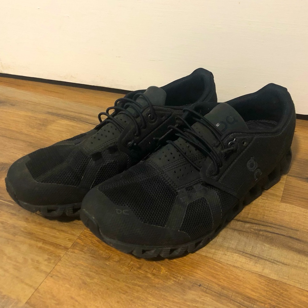 Black On Running Shoes
